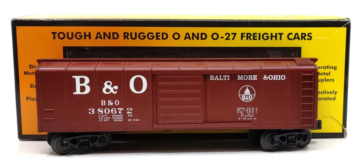 MTH 30-74519 Baltimore & Ohio Rounded Roof Boxcar
