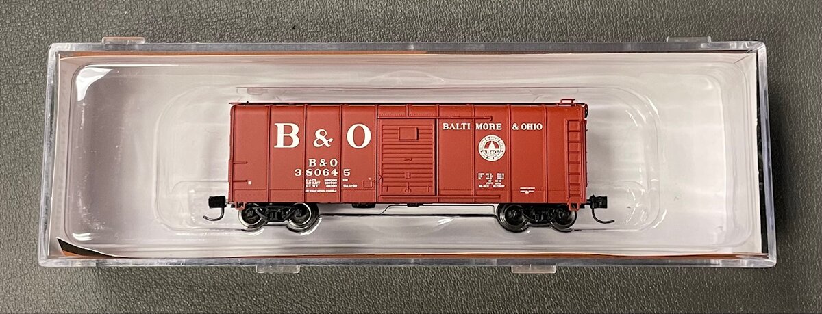 Fox Valley Models 90327 N Scale B&O Billboard Box Car #380645