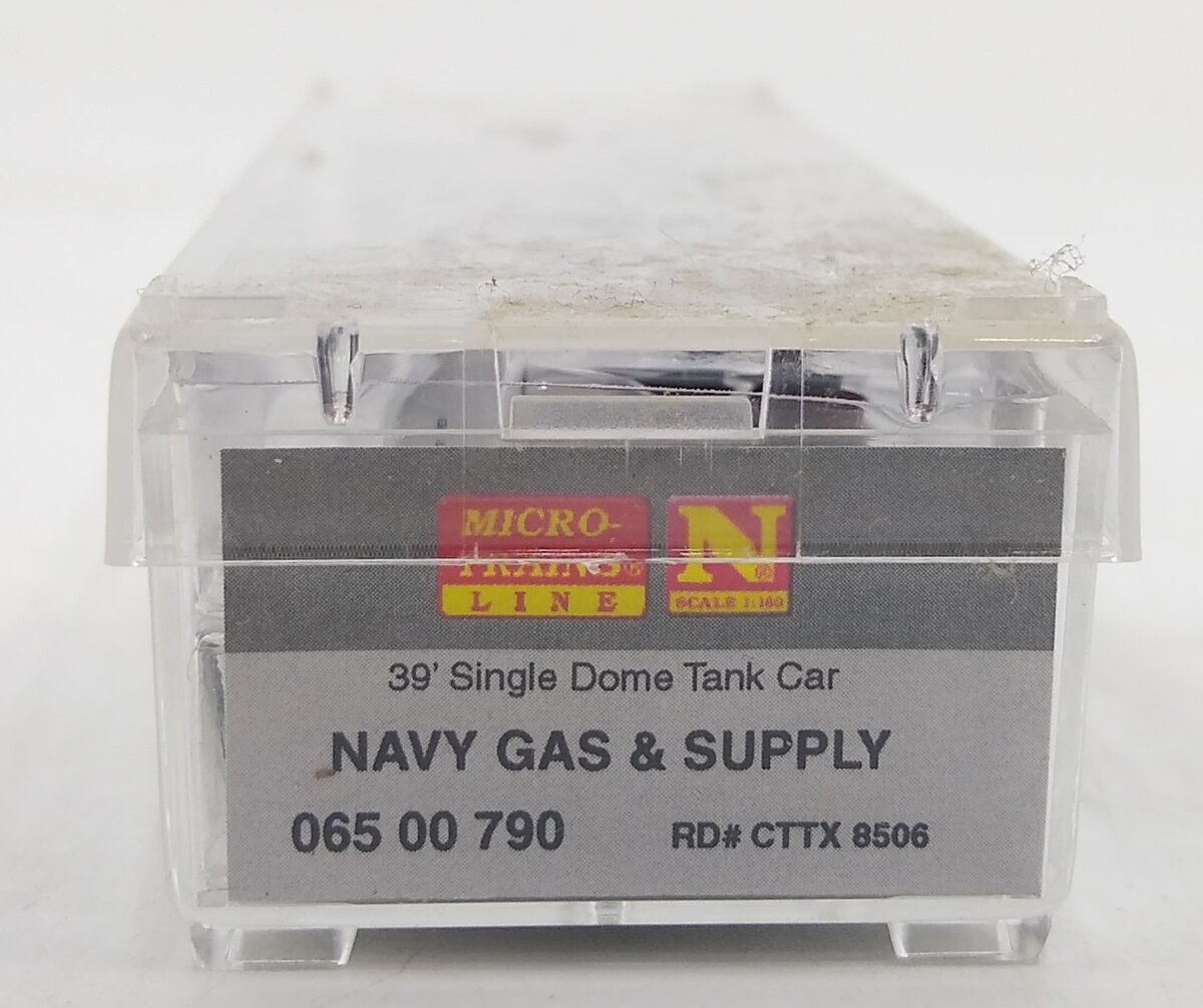 Micro-Trains 06500790 N Navy Gas & Supply 39' Single Dome Tank Car #8506