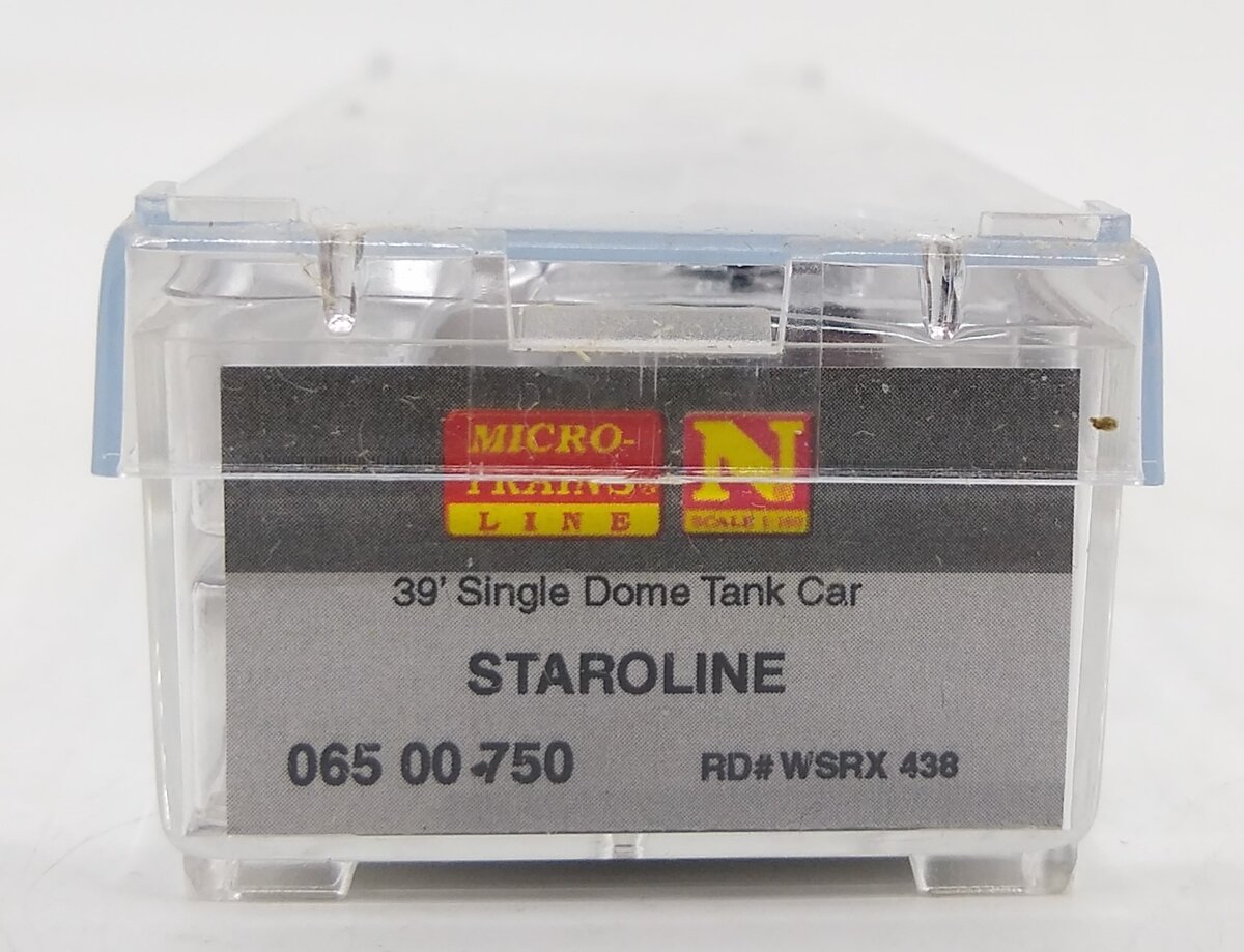 Micro-Trains 06500750 N WSRX Staroline 39' Single Dome Tank Car #438
