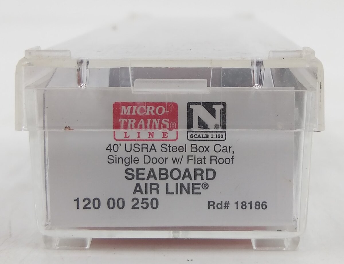 Micro-Trains 12000250 N Scale Seaboard 40' URSA Single Door Boxcar #18186