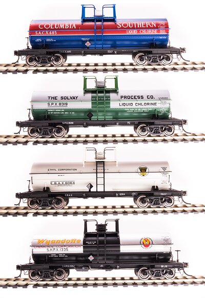 Broadway Limited 6178 HO Late 1950's Variety Set E 6000 Gallon Tank (Pack of 4)