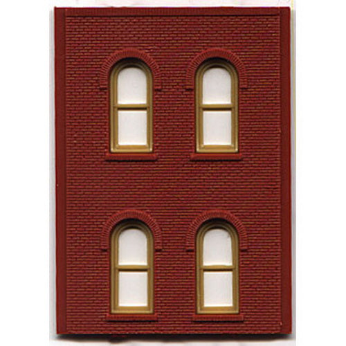 DPM 301-08 HO Two-Story Arched Wall Sections W/4 Arched Windows Building Kit
