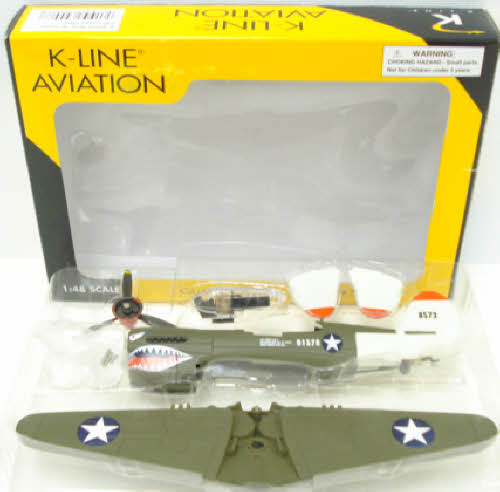 K-Line K-40225 O Army Air Corps P40 Fighter Plane Model Kit