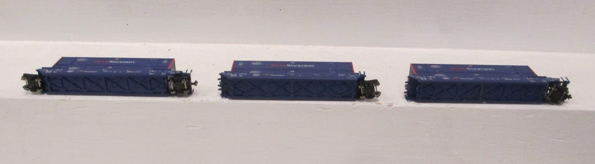 Kato 106-6118 N Scale Pacer MAXI-IV Double Stack Car Set #6309 (Set of 3)