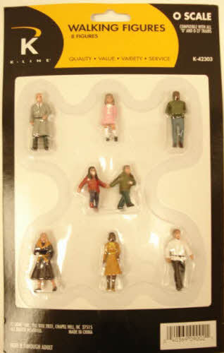K-Line K42303 O Walking Figures (Set of 8)