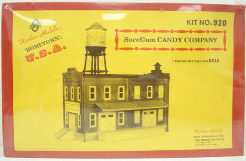 Korber 920 O Gauge Hometown Soregum Candy Co. Building Kit