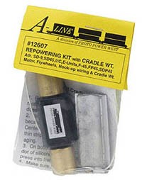 A-Line 12607 HO Locomotive Repowering Kit with Cradle Weights