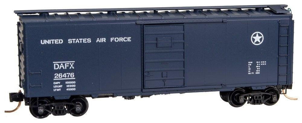 Micro-Trains 02000446 N US Air Force 40' Standard Single Door Boxcar #26476