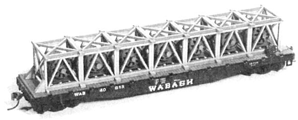American Model Builders 212 HO Generator Flat Car Load