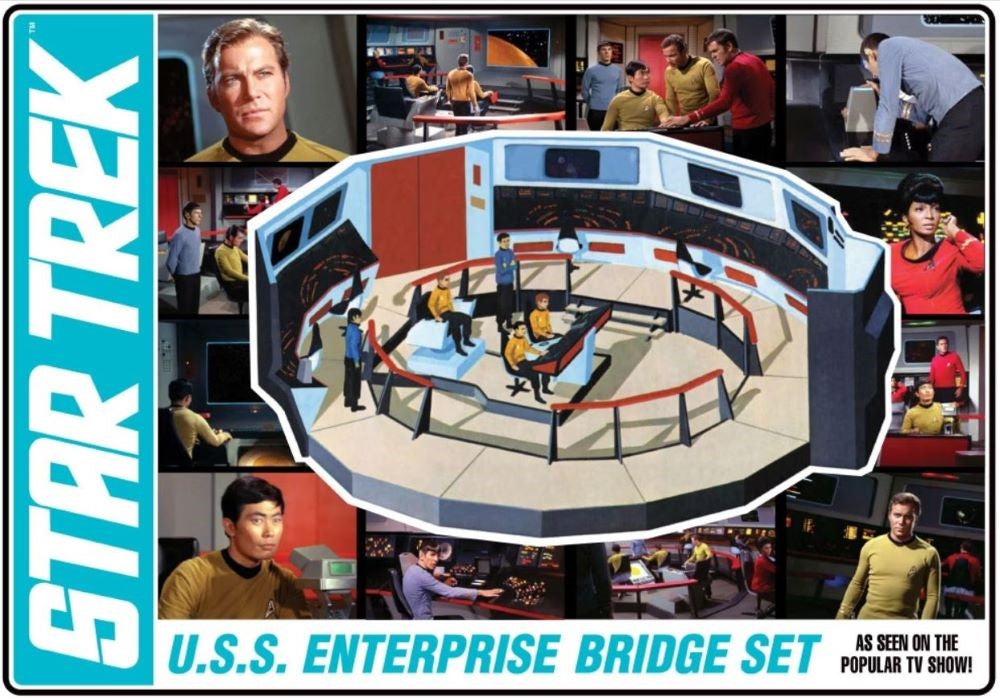 AMT 1270 1:32 Star Trek U.S.S Enterprise Bridge Set Plastic Model Kit