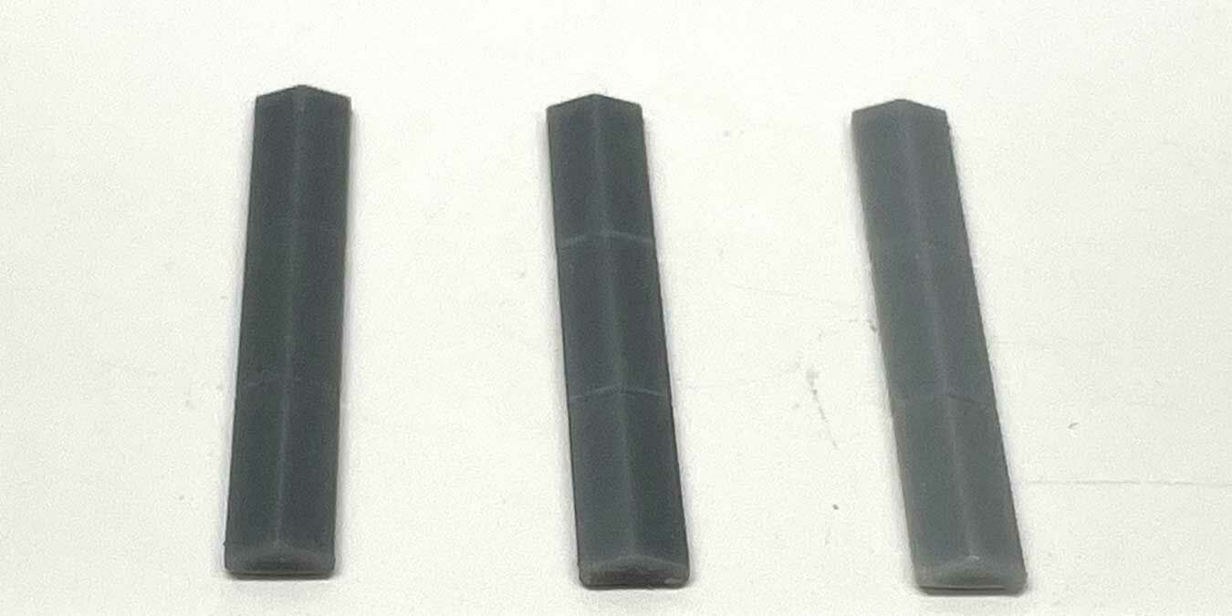 Phoenix Precision Models 31505 HO Angled Capstones 3D Printed Kit (Pack of 16)