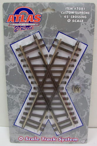 Atlas 7081 O Scale 2-Rail 45 Degree Crossing