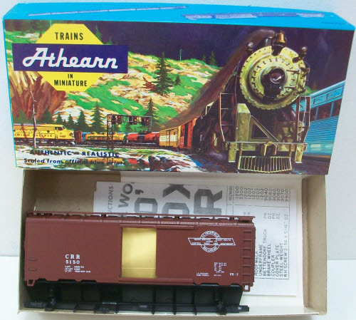 Athearn 1147-2 HO Tuscan Red 40' Boxcar Kit