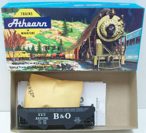 Athearn 1227 HO Baltimore & Ohio 34' Twin Hopper Kit