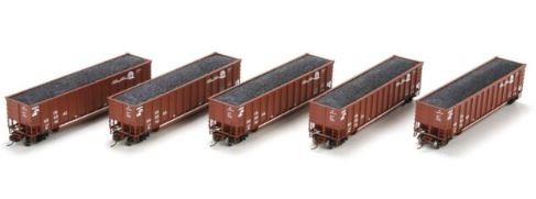 Athearn 97496 HO RTR Bethgon Coalporter w/Load, CR #1 (Set of 5)