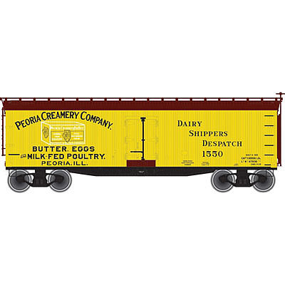 Atlas 50002234 N Peoria Creamery Company 40' Wood Reefer Car #1551