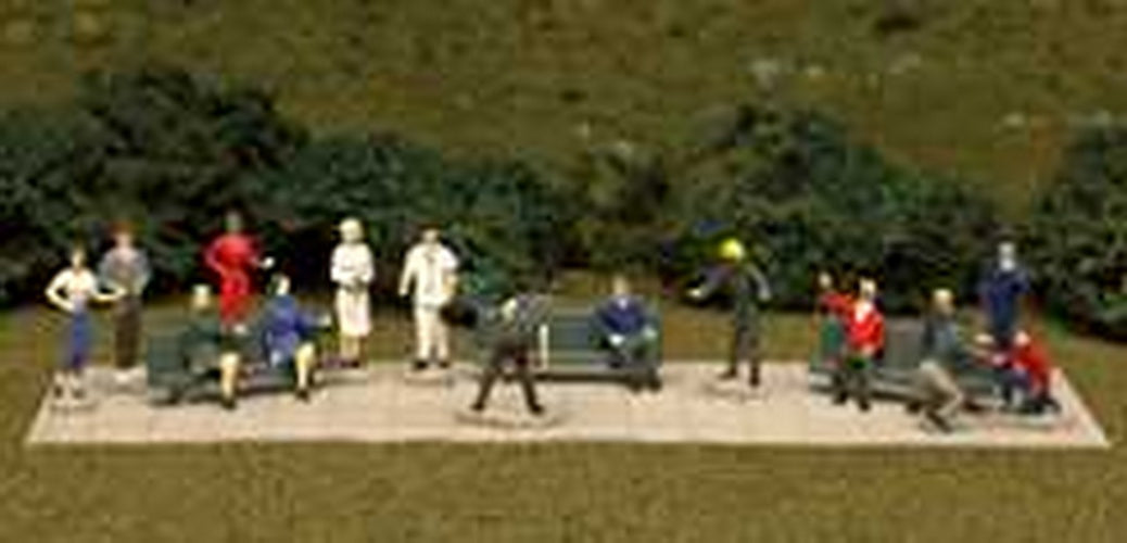 Atlas 0793 HO Assorted Unpainted Figures (Set of 24)