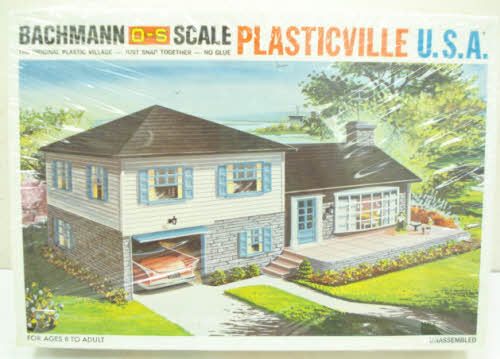 Plasticville 1908 Vintage O27 Split Level House Model Kit