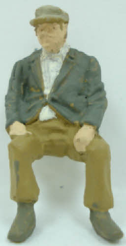 Arttista 1120 O Sitting Man Pewter Figure