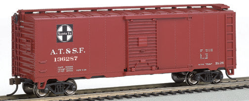 Bachmann 15007 HO Santa Fe Steam Era 40' Box Car #136287