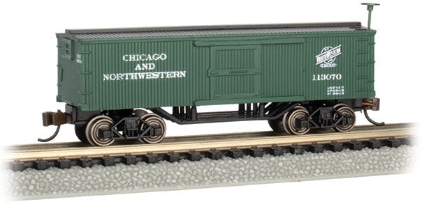 Bachmann 15655 N Chicago and Northwestern Old-Time Box Car