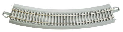 Bachmann 44703 HO Nickel Silver 22" Curved E-Z Track w/Concrete Ties (Pack of 4)