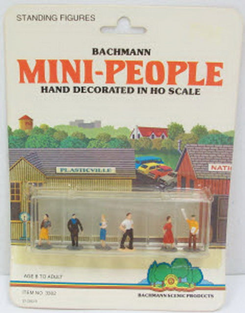 Bachmann 3302 HO Standing Figures (Set of 6)