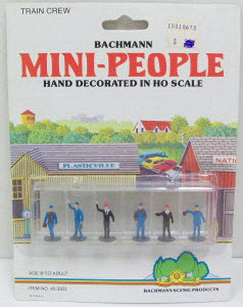 Bachmann 3303 HO Train Crew Figures (Set of 6)