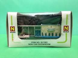 Bachmann 55-7403 N New Car Showroom
