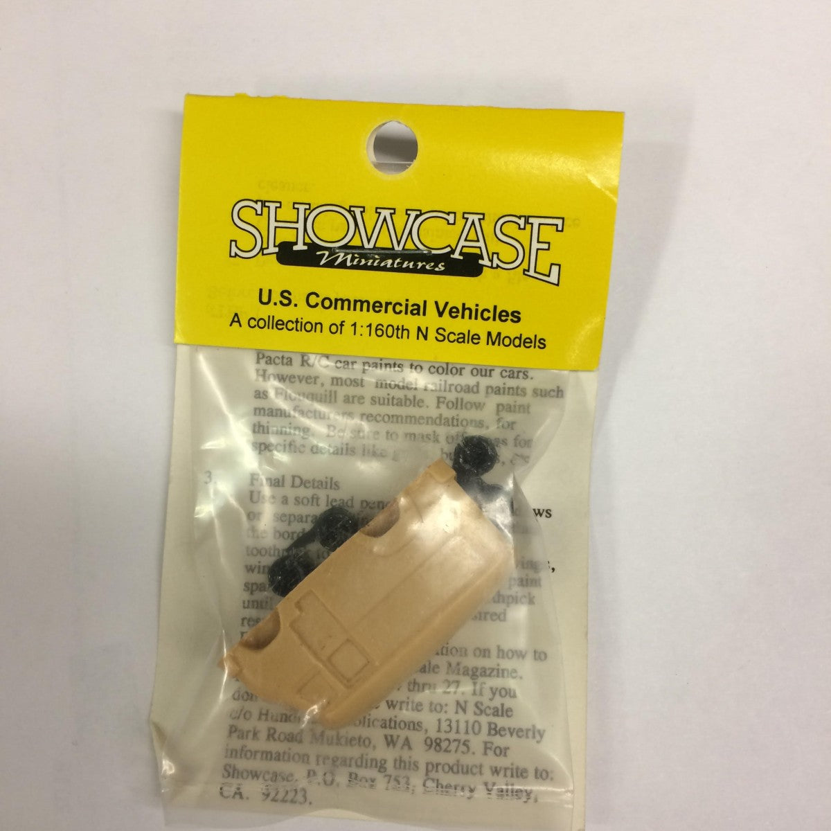 Showcase Miniatures N Bakery Truck Resin Kit