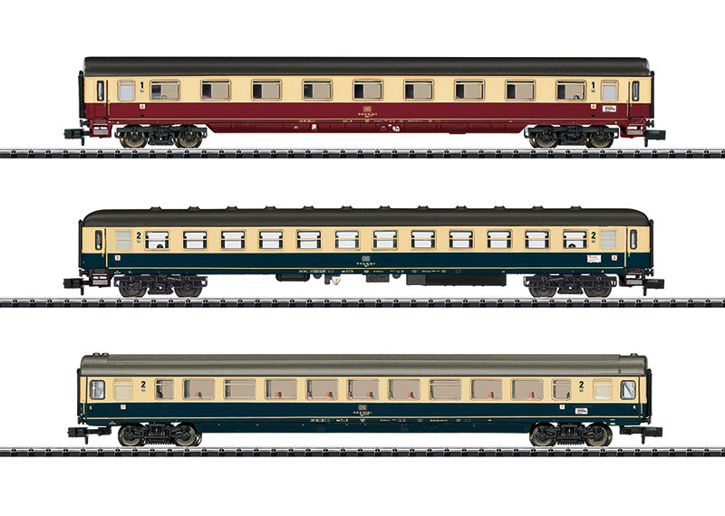 Trix 15460 N DB IC 611 "Gutenberg" Passenger Cars (Set of 3)