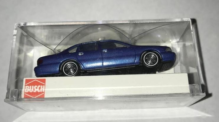 Busch 47600 HO Blue '95 Chevrolet Caprice Vehicle
