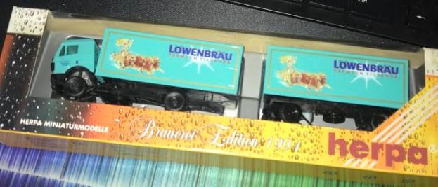 Herpa 182119 HO Lowenbrau Breweries Mercedes-Benz SK HZ