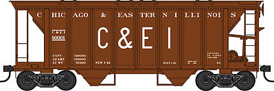 Bowser 41311 HO Chicago & Eastern Illinois 70-Ton 2-Bay Hopper #80001