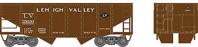 Bowser 41377 HO Lehigh Valley 55-Ton Fishbelly 2-Bay Open Hopper #25023