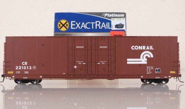 ExactRail EP-80306 HO Platinum Conrail Greenville 60" Double Plug Door Boxcar