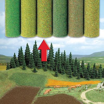 Busch 7222 Grass Mat Flower Field