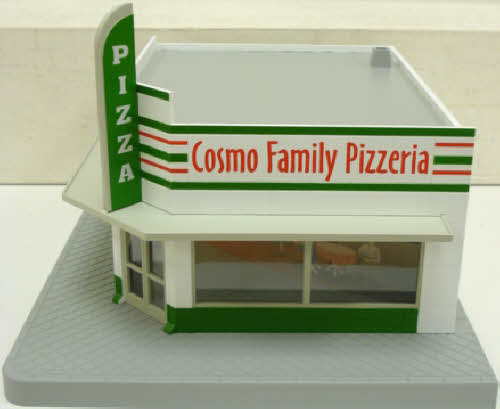 MTH 30-90217 O Gauge Cosmo Family Pizzeria 1-Story Building