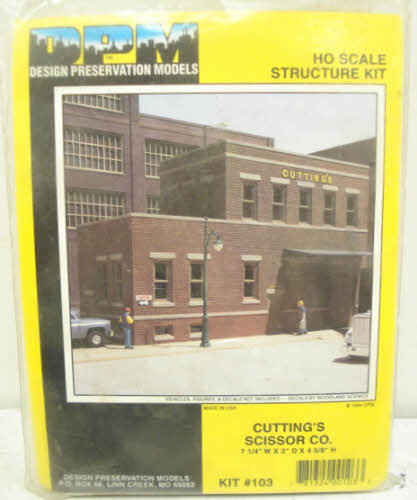 DPM 10300 HO Scale Cutting's Scissor Co. Building Kit