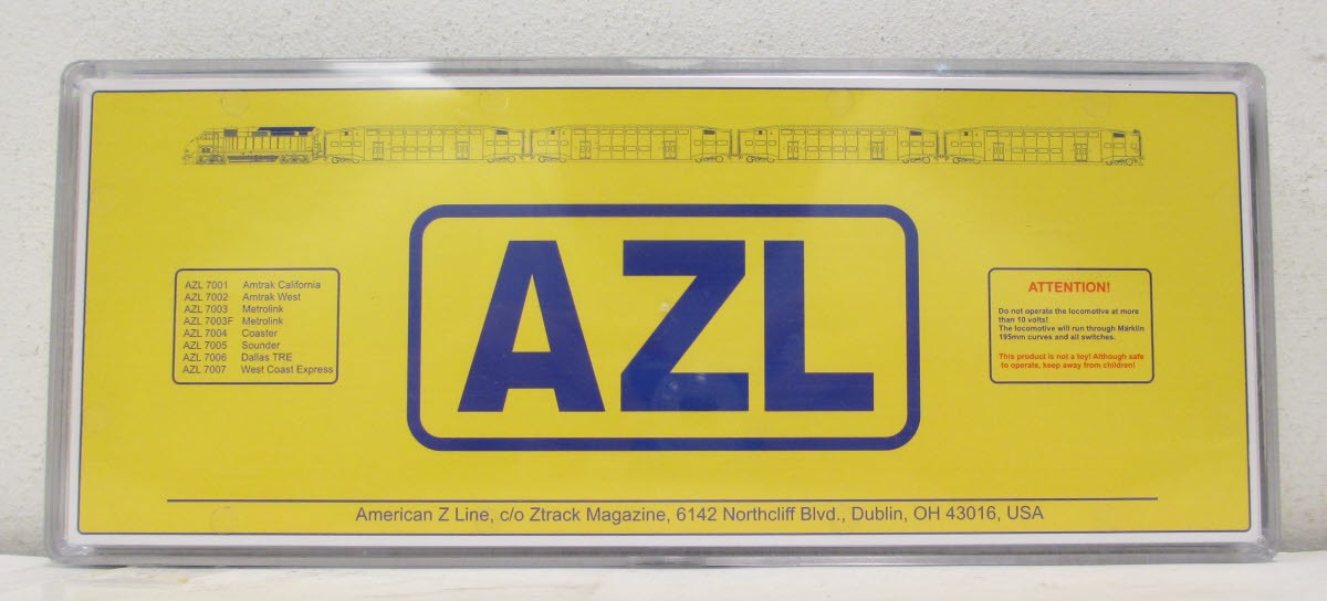 American Z-Line 7007 West Coast Express Z Gauge Diesel Passenger Train Set