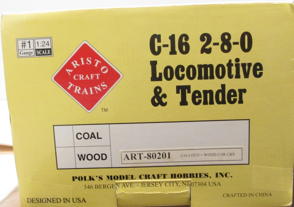 Aristo-Craft 80201 G Colorado And Southern C-16 Locomotive & Tender