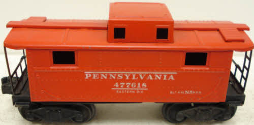 Lionel 2472 Vintage O Non Illuminated Tinplate Caboose