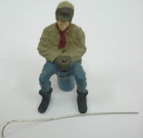 Arttista 1398 O Man Ice Fishing Pewter Figure
