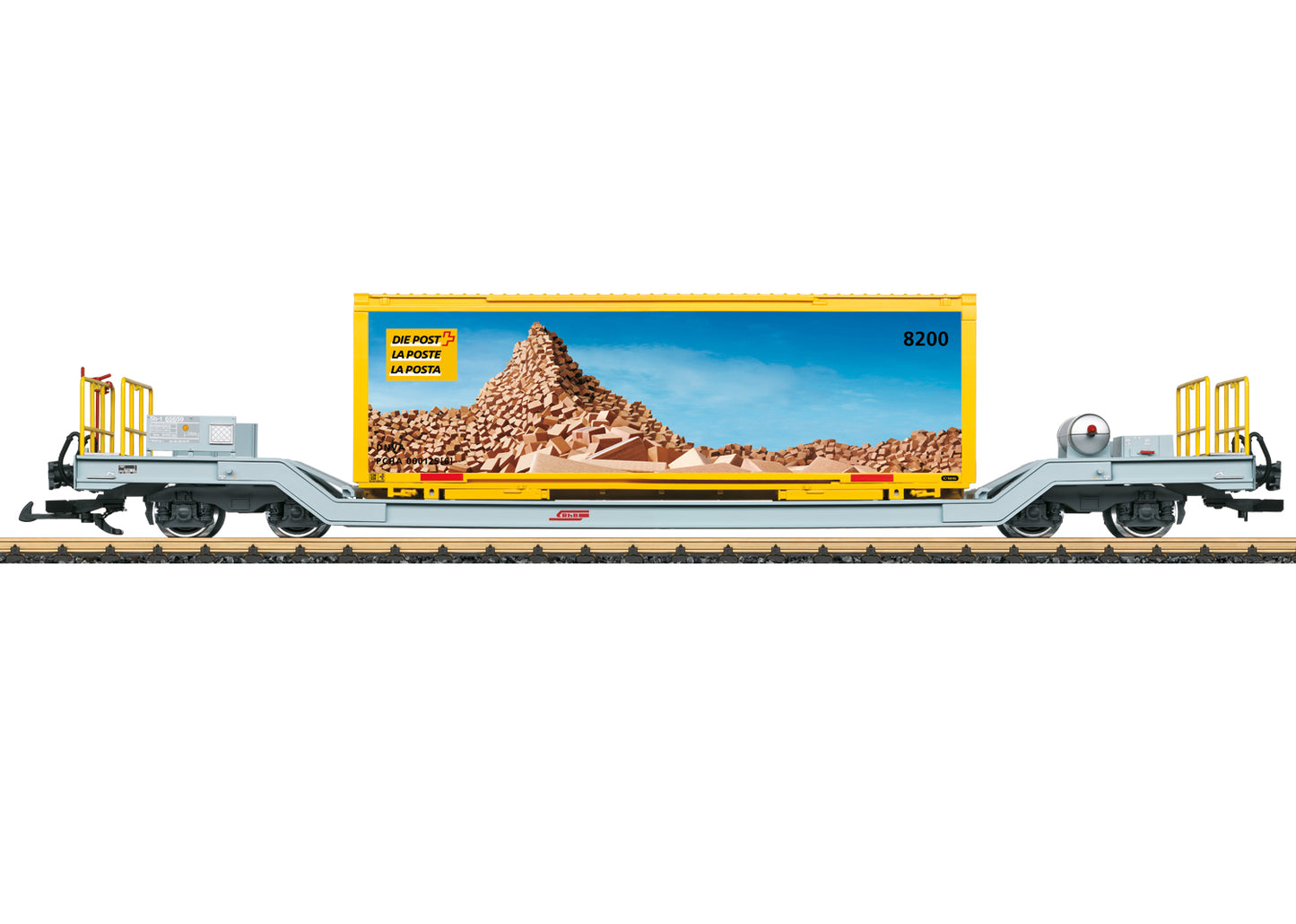 LGB 45925 G Rhaetian Railway Sb-t Container Car