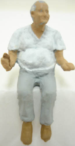Arttista 1154 O Scale Old Man (For Rocking Chair) Pewter Figure