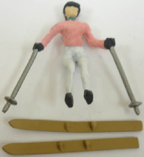 Arttista 1396 Woman Skiing Pewter Figure