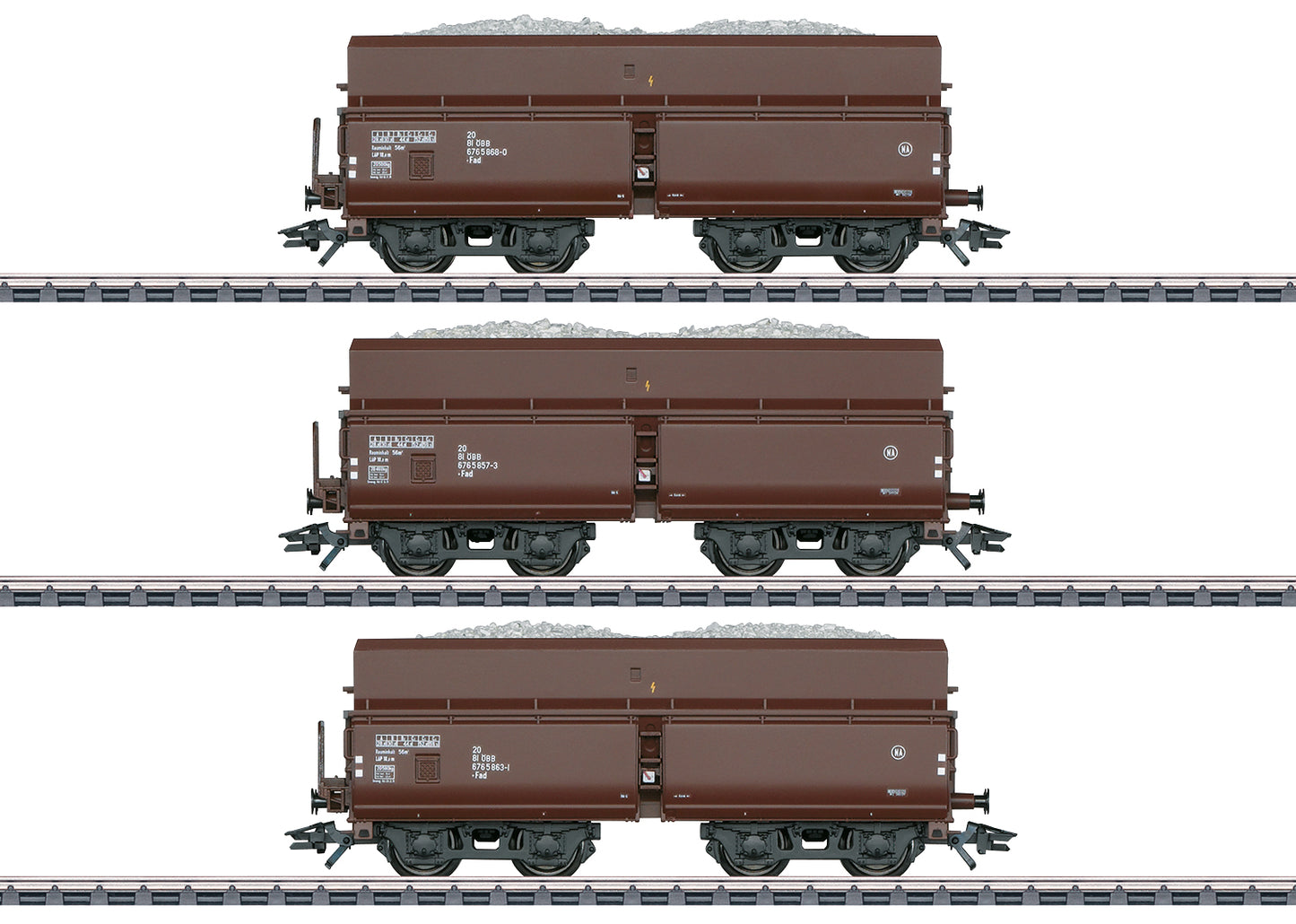 Marklin 46231 HO OBB Limestone Transport Hopper Car Set (Pack of 3)