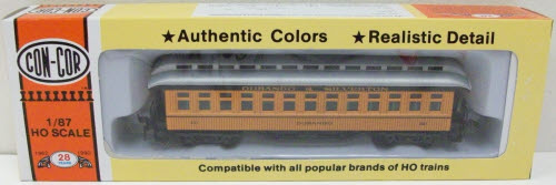 Con-Cor 110012 HO Scale Durango Coach Passenger Car