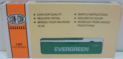 Con-Cor 0004-008302 8302 HO 40' Ribbed Container (3) Evergreen